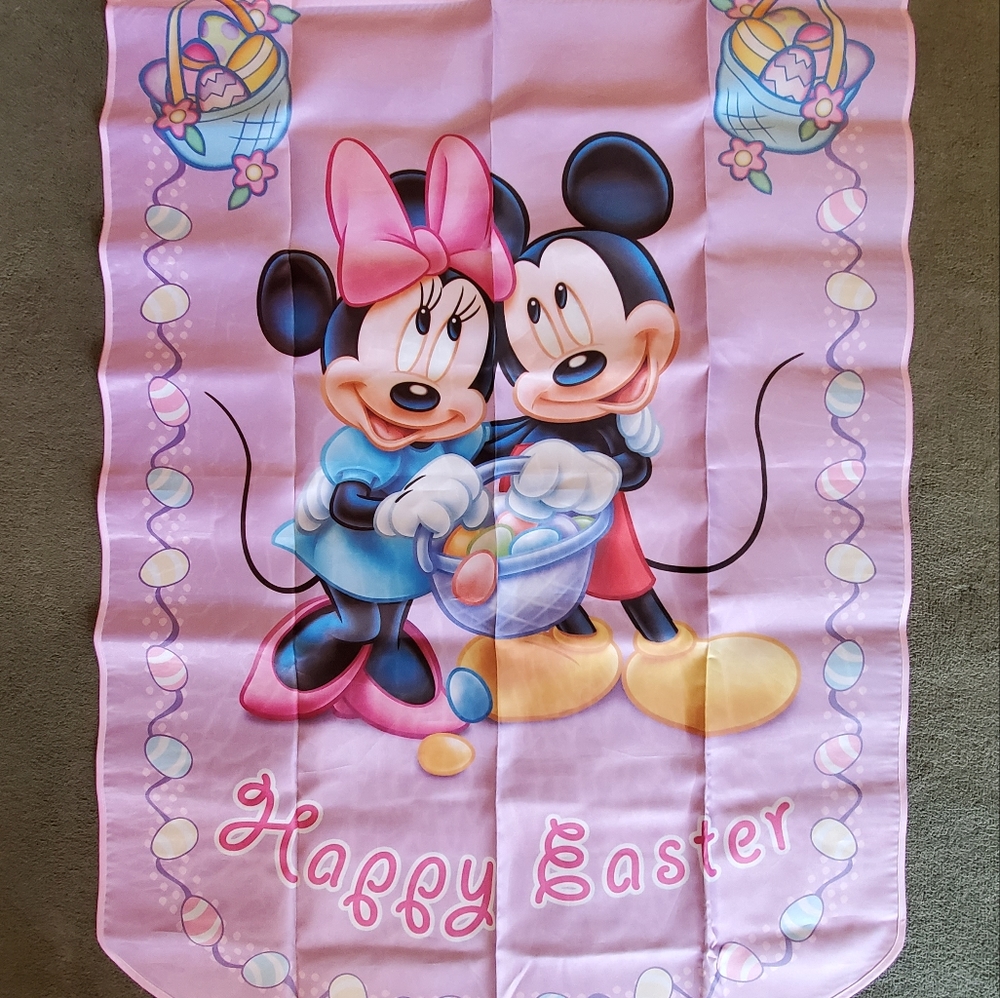 Hamilton Collection Disney Mickey Happy Easter Yard Flag